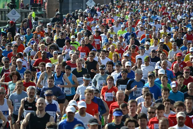 Prag-Marathon Laufbild
