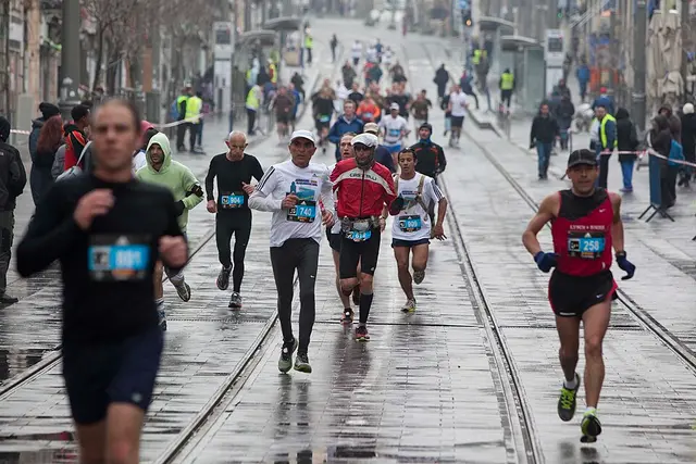 Foto lomba Jerusalem Marathon, Half & 10k