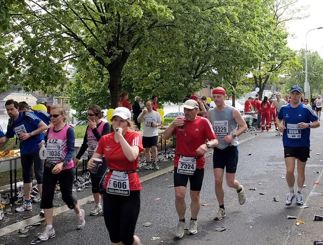 Prag-Marathon Laufbild