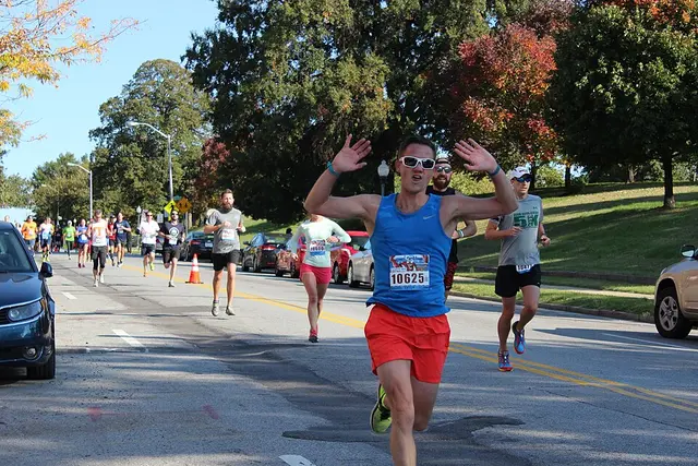 Baltimore Marathon Laufbild