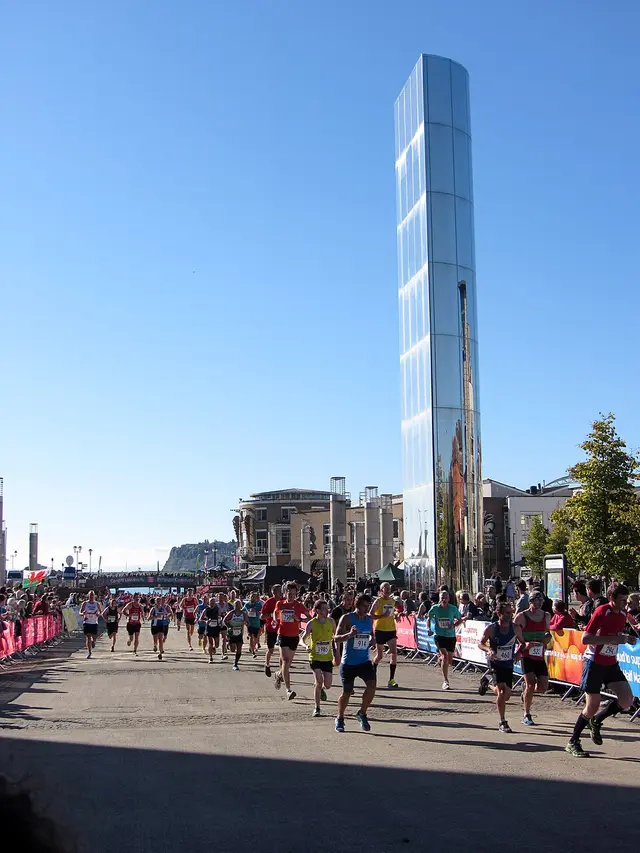 Cardiff-Halbmarathon Laufbild