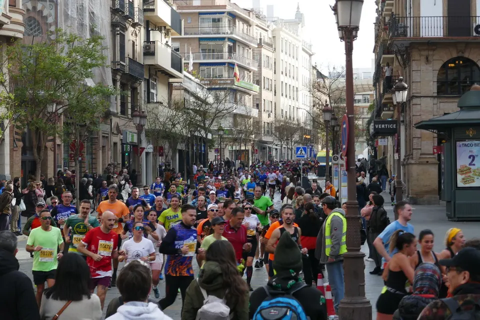 Foto lomba Medio Maratón de Sevilla