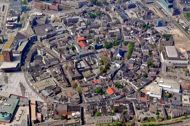Enschede-Marathon Laufbild
