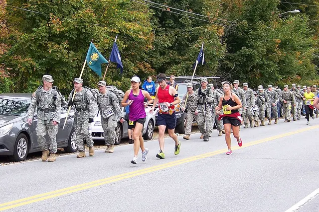 Maine Marathon Laufbild