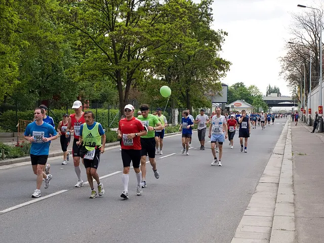 Prag-Marathon Laufbild