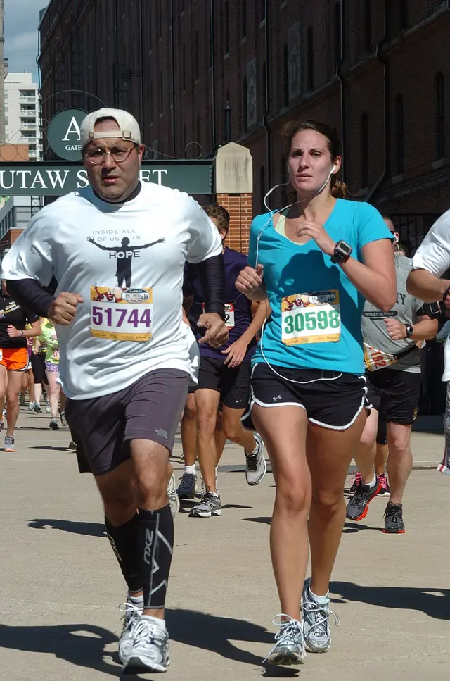 Baltimore Marathon Laufbild