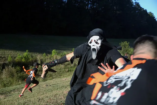Løpsbilde fra ZombieRunner Halloween