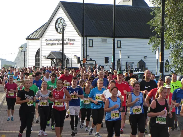 Cardiff-Halbmarathon Laufbild