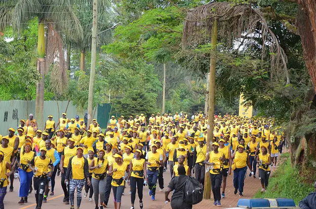 Foto lomba MTN Kampala Marathon