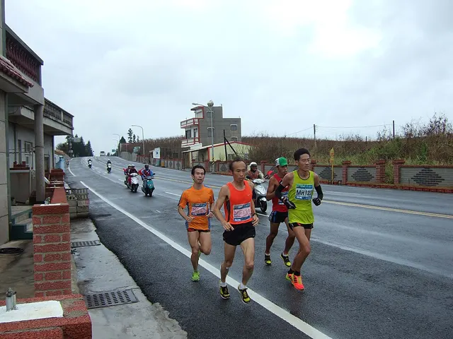 Løpsbilde fra 2026 Kikushima-Penghu Cross-Sea Marathon