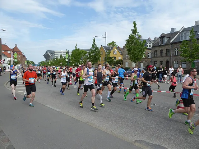 Foto lomba Copenhagen Half Marathon