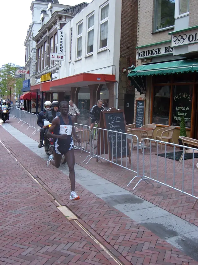 Enschede-Marathon Laufbild
