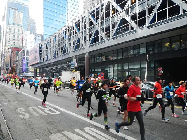 Foto lomba United Airlines NYC Half