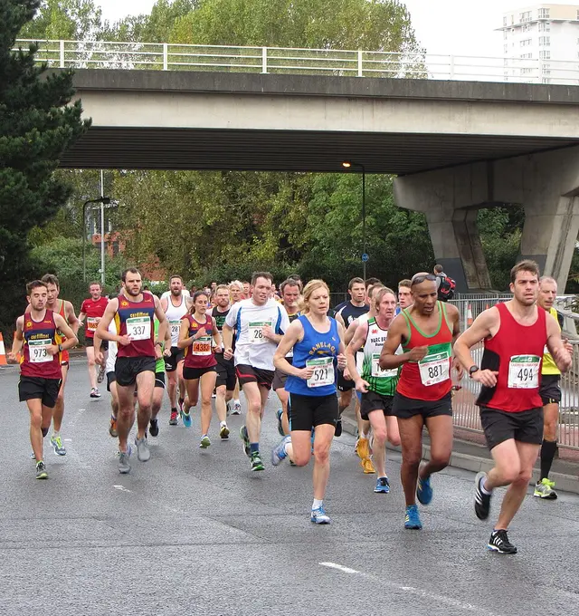 Cardiff-Halbmarathon Laufbild