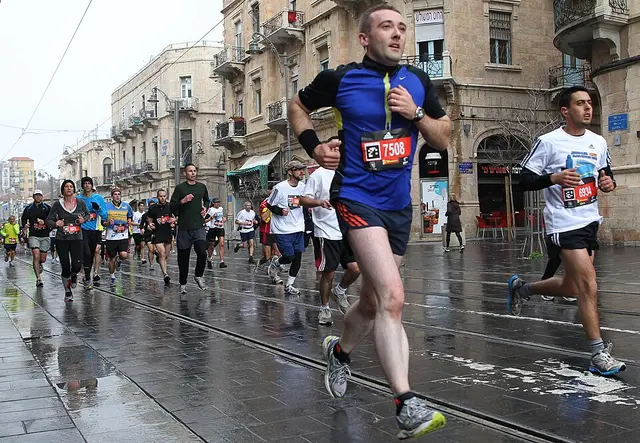 Foto lomba Jerusalem Marathon, Half & 10k