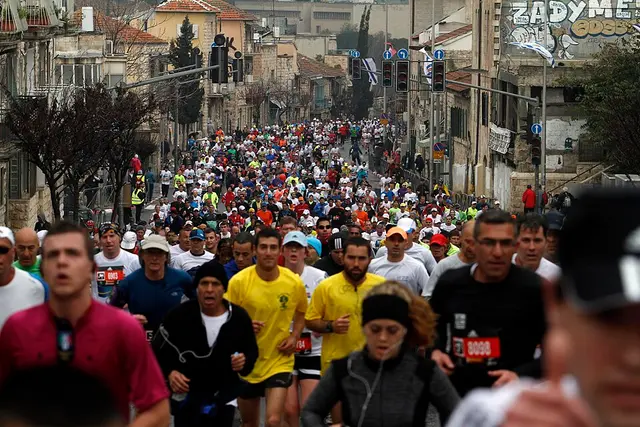 Foto lomba Jerusalem Marathon, Half & 10k