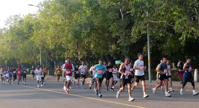 Vedanta Delhi Half Marathon — photo de la course