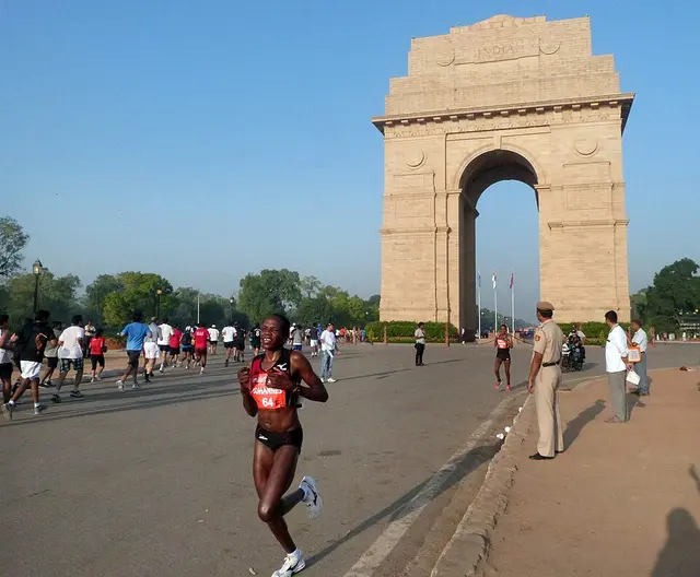 Vedanta Delhi Half Marathon — photo de la course