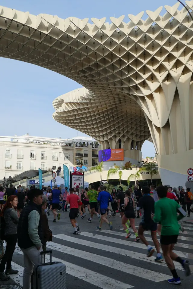 Foto lomba Medio Maratón de Sevilla